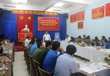 Đồng chí Hồ Văn Mừng làm việc với Ban Chấp hành Đoàn Thanh niên Cộng sản Hồ Chí Minh tỉnh Khánh Hòa