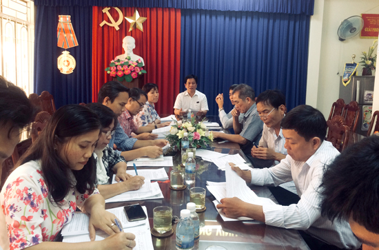 Họp Ban Tổ chức Hội thảo khoa học cấp tỉnh “Tư tưởng Hồ Chí Minh về xây dựng đạo đức, phong cách của cán bộ, công chức”