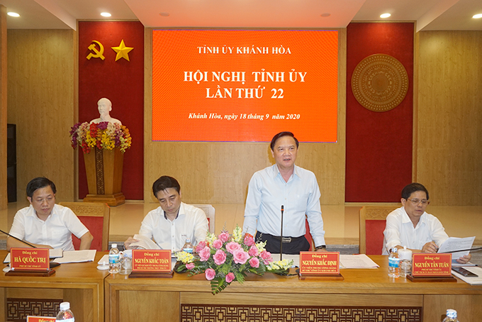 Hội nghị Tỉnh ủy Khánh Hòa lần thứ 22