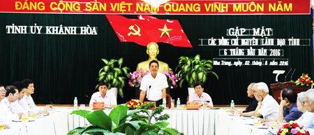 Gặp mặt các vị nguyên lãnh đạo tỉnh Khánh Hòa