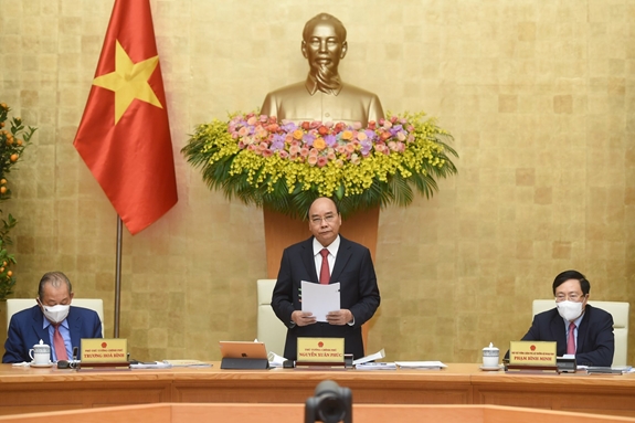 Thủ tướng Nguyễn Xuân Phúc chủ trì phiên họp Chính phủ thường kỳ