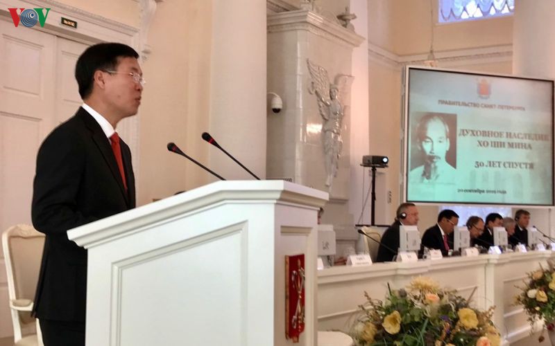 Thống đốc Saint Peterburg: Di sản tinh thần Hồ Chí Minh là vô giá