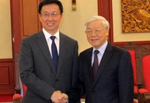 Tổng Bí thư tiếp đoàn đại biểu Đảng Cộng sản Trung Quốc thăm Việt Nam