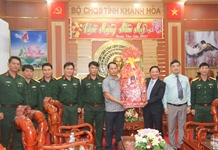 Bí thư Tỉnh ủy Nguyễn Khắc Định thăm các đơn vị trực chiến