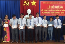 Cam Lâm: 89 học viên tốt nghiệp lớp Trung cấp Lý luận chính trị - Hành chính K.116
