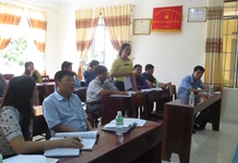 Ban Tuyên giáo Tỉnh ủy làm việc với Huyện ủy Khánh Vĩnh về công tác nghiên cứu, biên soạn Lịch sử cách mạng xã, phường, thị trấn