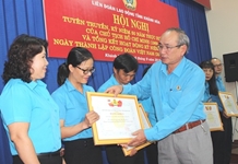 Liên đoàn Lao động tỉnh Khánh Hòa tuyên truyền, kỷ niệm 50 năm thực hiện Di chúc của Chủ tịch Hồ Chí Minh