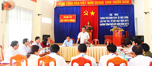 Bí thư Tỉnh ủy Khánh Hòa Làm việc tại xã Diên Đồng