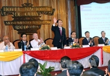 Chủ tịch nước Trần Đại Quang dự Diễn đàn doanh nghiệp Việt Nam - Cu-ba