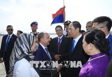 Chủ tịch nước Trần Đại Quang thăm Đại sứ quán Việt Nam tại Ai Cập