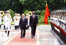 Lãnh đạo nước ta đón, tiếp, hội đàm với Thủ tướng Mô-dăm-bích
