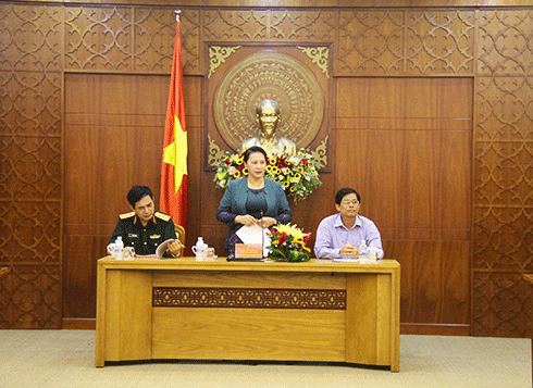 Chủ tịch Quốc hội Nguyễn Thị Kim Ngân thăm, làm việc tại Khánh Hòa
