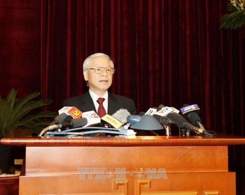 Phát biểu của Tổng Bí thư Nguyễn Phú Trọng khai mạc Hội nghị Trung ương 6 khóa XII