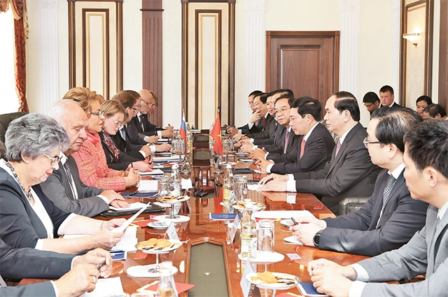 Chủ tịch nước Trần Đại Quang thăm chính thức Liên bang Nga