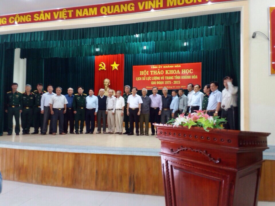 Hội thảo góp ý đề cương chi tiết Lịch sử lực lượng vũ trang nhân dân tỉnh Khánh Hòa giai đoạn 1975 – 2015