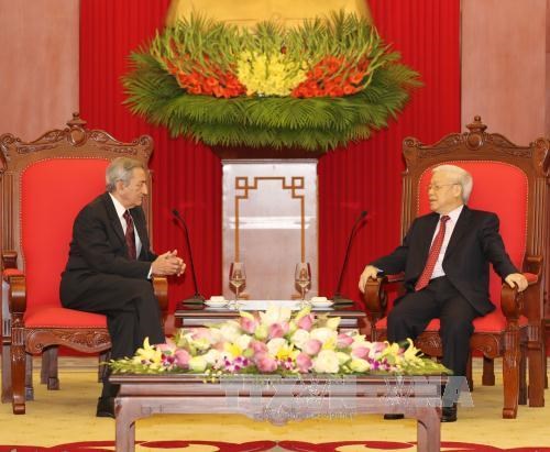Tổng Bí thư Nguyễn Phú Trọng tiếp Đoàn đại biểu Đảng Cộng sản Cu-ba