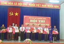 Huyện ủy Khánh Sơn tổ chức Hội thi Báo cáo viên giỏi năm 2019