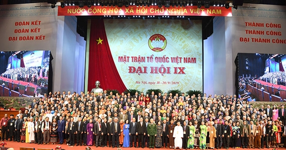 Bế mạc Đại hội đại biểu toàn quốc Mặt trận Tổ quốc Việt Nam lần thứ IX