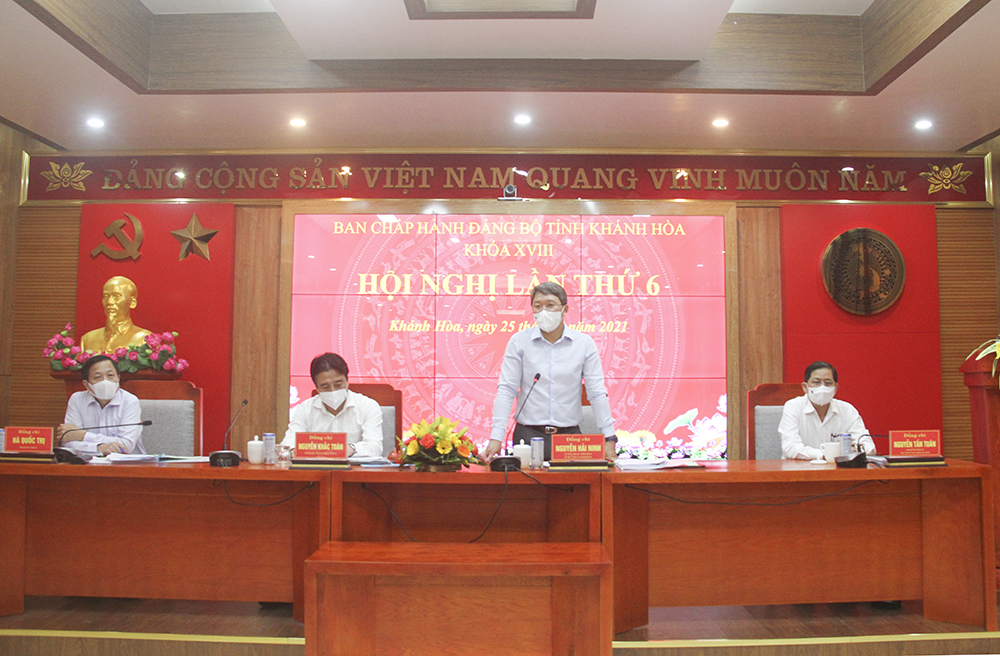 Hội nghị Tỉnh ủy Khánh Hòa lần thứ 6