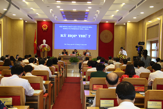 Khai mạc kỳ họp thứ 7 HĐND tỉnh Khánh Hòa khóa VI
