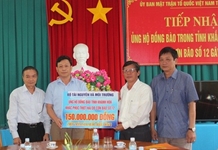 Bộ Tài nguyên và Môi trường: Ủng hộ nhân dân Khánh Hòa 150 triệu đồng