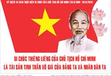 Kỷ niệm 126 năm Ngày sinh Chủ tịch Hồ Chí Minh : Di chúc Chủ tịch Hồ Chí Minh, ánh sáng soi đường Cách mạng Việt Nam