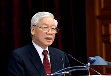 100% đại biểu tín nhiệm giới thiệu Tổng Bí thư Nguyễn Phú Trọng để Quốc hội bầu làm Chủ tịch nước