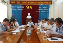 Hội nghị Ủy ban Kiểm tra Tỉnh ủy Khánh Hòa lần thứ 19