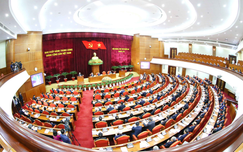 Thông cáo báo chí về ngày làm việc thứ tư của Hội nghị lần thứ 13 Ban Chấp hành Trung ương Đảng khóa XII