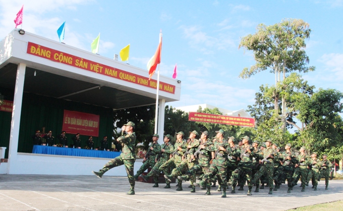 Các đơn vị lực lượng vũ trang ra quân huấn luyện năm 2019