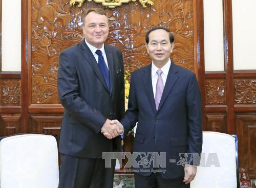 Chủ tịch nước Trần Đại Quang: Phấn đấu nâng cao hơn nữa kim ngạch thương mại Việt Nam - Slovakia