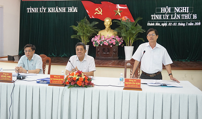 Bế mạc Hội nghị Tỉnh ủy Khánh Hòa lần thứ 16