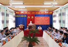 Bí thư Tỉnh ủy Nguyễn Khắc Định thăm và làm việc tại Khánh Sơn