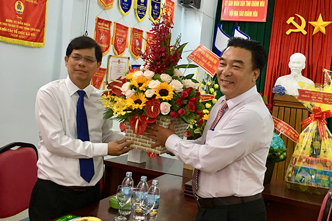 Lãnh đạo tỉnh Khánh Hòa thăm các cơ quan báo chí