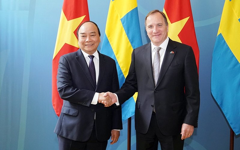 Thủ tướng Nguyễn Xuân Phúc hội đàm và hội kiến các nhà lãnh đạo Vương quốc Thụy Ðiển