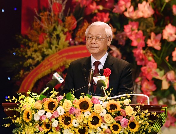 Tổng Bí thư Nguyễn Phú Trọng: Gắn thi đua yêu nước với công việc hằng ngày của mỗi người