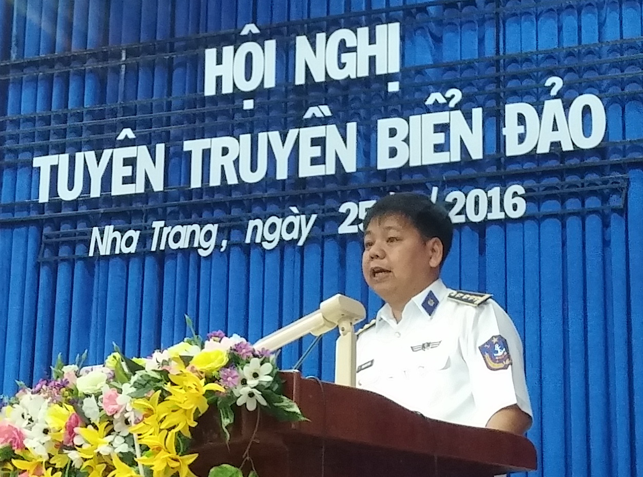 Bộ Tư lệnh Vùng Cảnh sát biển 3: Tuyên truyền biển đảo cho hơn 300 cán bộ các xã, phường TP. Nha Trang
