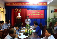 Ban Tuyên giáo Tỉnh ủy tổ chức Hội nghị cán bộ, công chức năm 2016