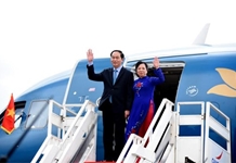 Chủ tịch nước Trần Đại Quang và Phu nhân bắt đầu chuyến thăm cấp Nhà nước tới Campuchia