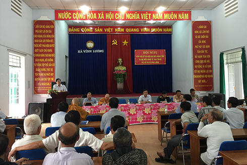 Đại biểu HĐND tỉnh Khánh Hòa tiếp xúc cử tri tại các địa phương
