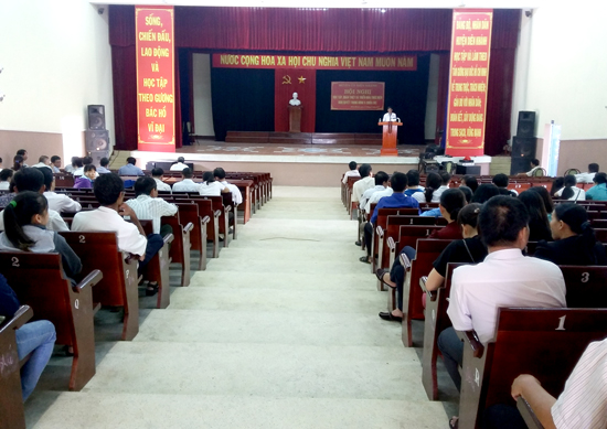 Ban Tuyên giáo Huyện ủy Diên Khánh tổ chức 02 lớp  học tập, quán triệt Nghị quyết Hội nghị Trung ương 5 (khóa XII)