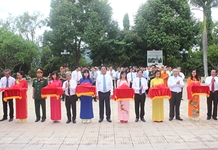 Khánh thành Đền thờ liệt sĩ tại Nghĩa trang liệt sĩ Hòn Dung