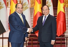 Thủ tướng Nguyễn Xuân Phúc tiếp Tổng thống Ai Cập