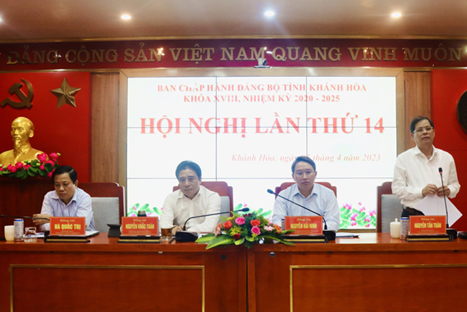 Hội nghị Tỉnh ủy Khánh Hòa lần thứ 14