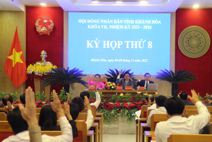 Bế mạc Kỳ họp thứ 8, HĐND tỉnh Khánh Hòa khóa VII