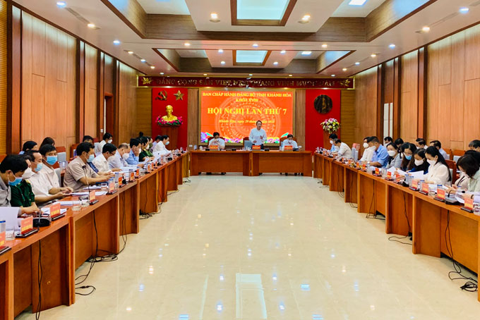 Khai mạc Hội nghị Tỉnh ủy Khánh Hòa lần thứ 7 .