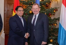 Thủ tướng Phạm Minh Chính hội kiến Chủ tịch Nghị viện Luxembourg Fernand Etgen