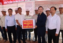 Phó Thủ tướng Trần Hồng Hà kiểm tra thi công cao tốc Vân Phong - Nha Trang