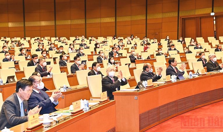 Bế mạc kỳ họp bất thường lần thứ nhất, Quốc hội khóa XV