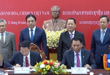 Đoàn đại biểu tỉnh Khánh Hòa thăm và làm việc tại Thủ đô Viêng Chăn, Lào